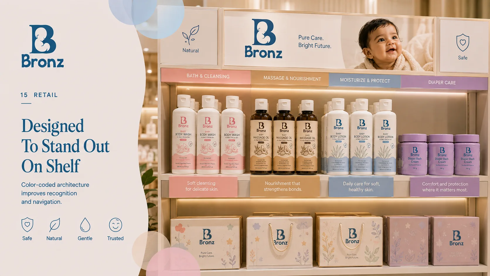 Bronz — Logo and Branding packaging & visual design mockup 14 by Raghav Chopra